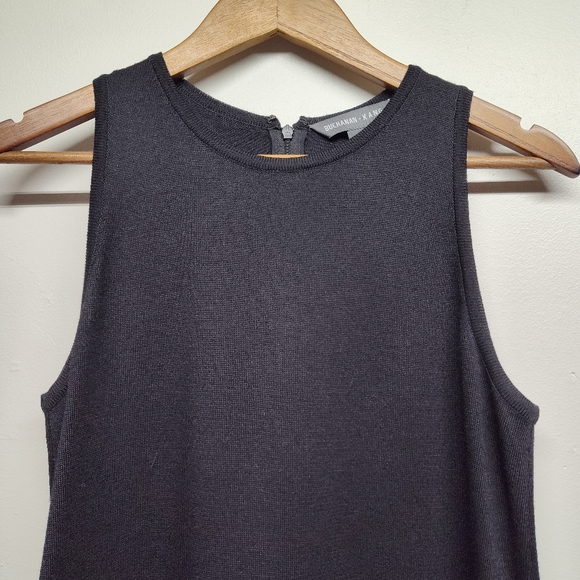 Buchanan Kang Mini Dress Women Size 6 Black Sleeveless Pockets Knee Length - Picture 2 of 8